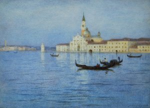 San Giorgio Maggiore, Venetië, 1902 door Helen Allingham